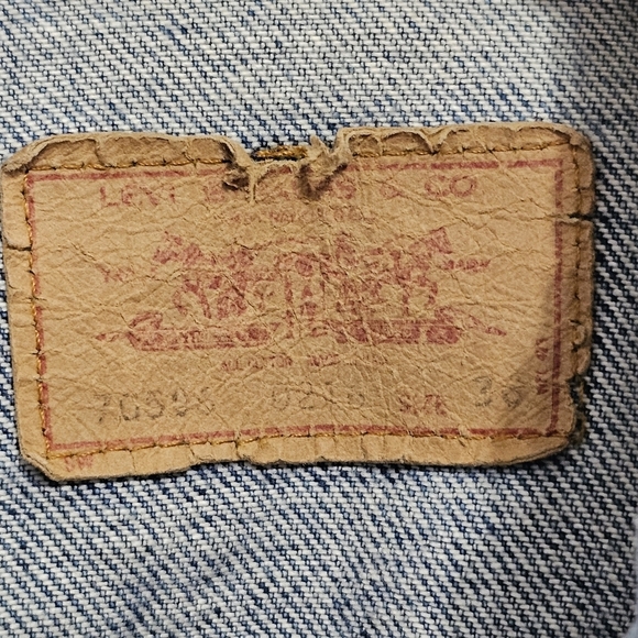 Levi's denim jean jacket vintage 80s - Picture 10 of 15